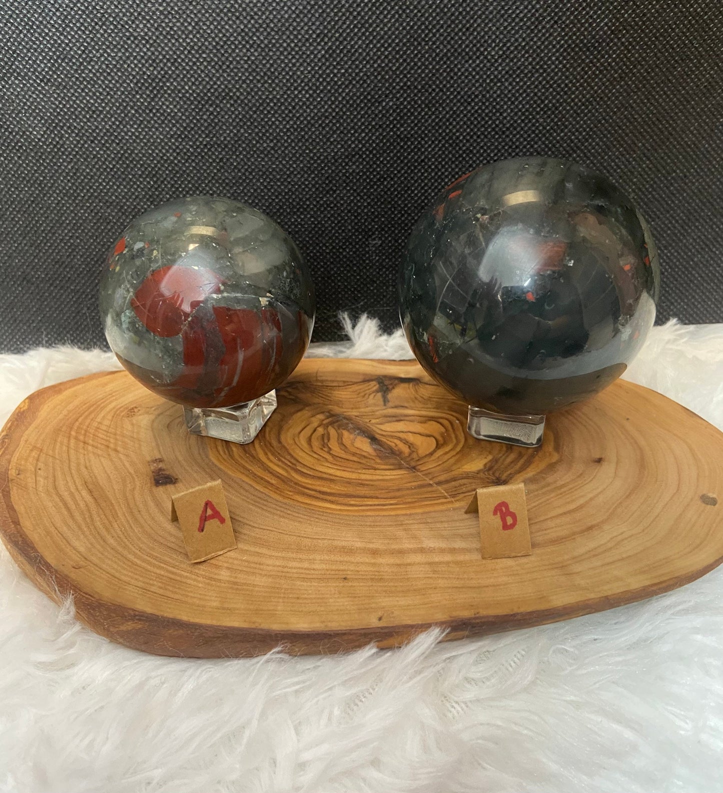 African Blood Stone Sphere
