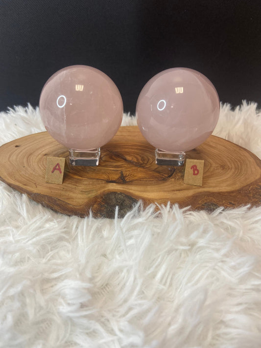 Star Rose Quartz Sphere