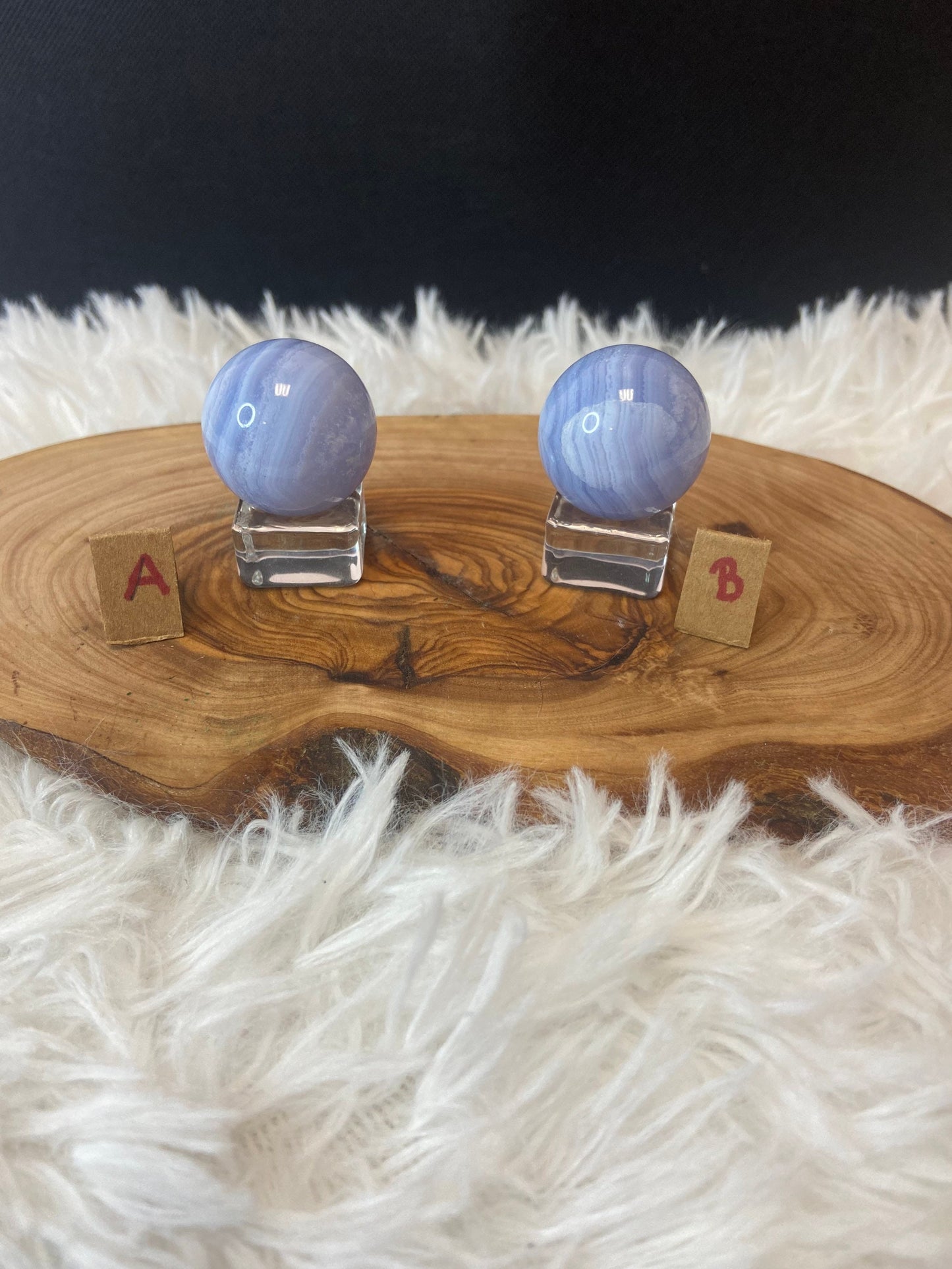 Small Blue Lace Agate Sphere