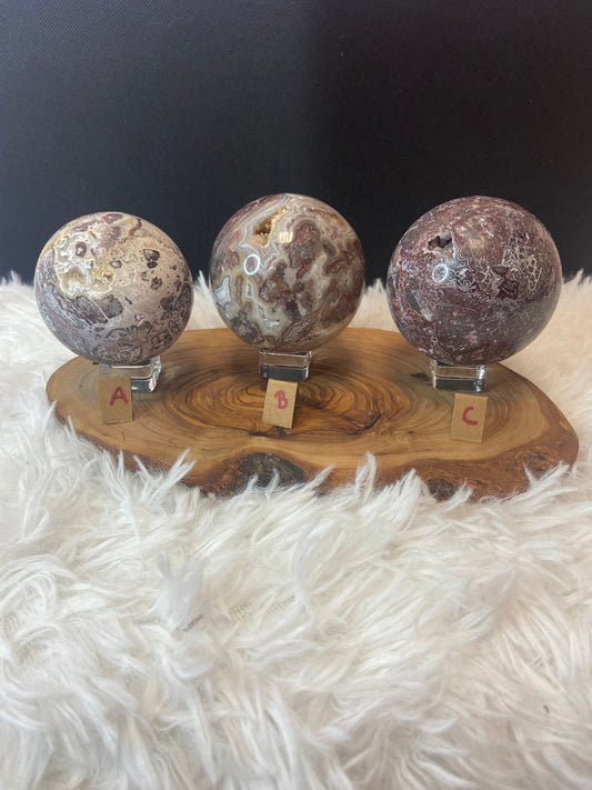 Mexican Crazy Agate Sphere