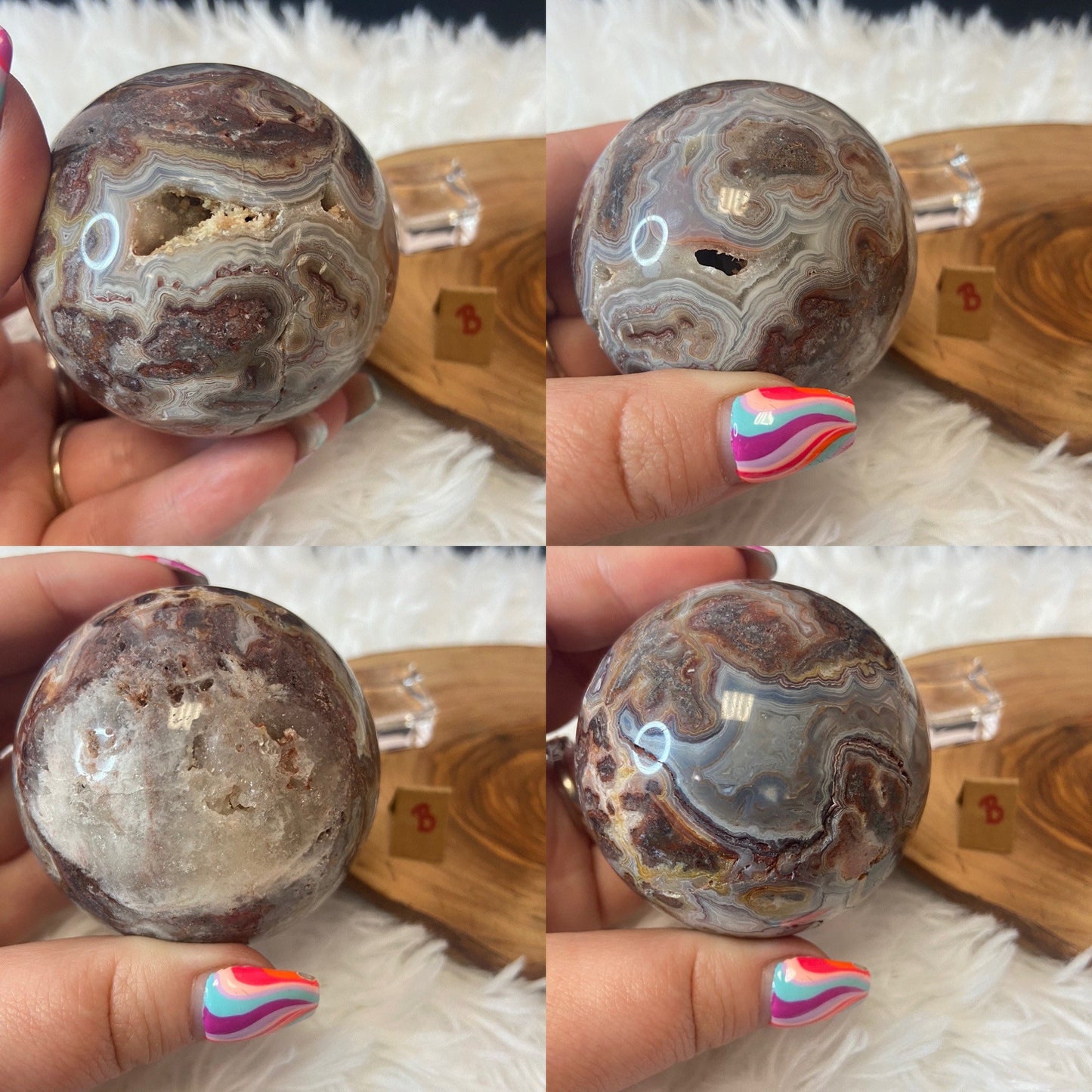 Mexican Crazy Agate Sphere