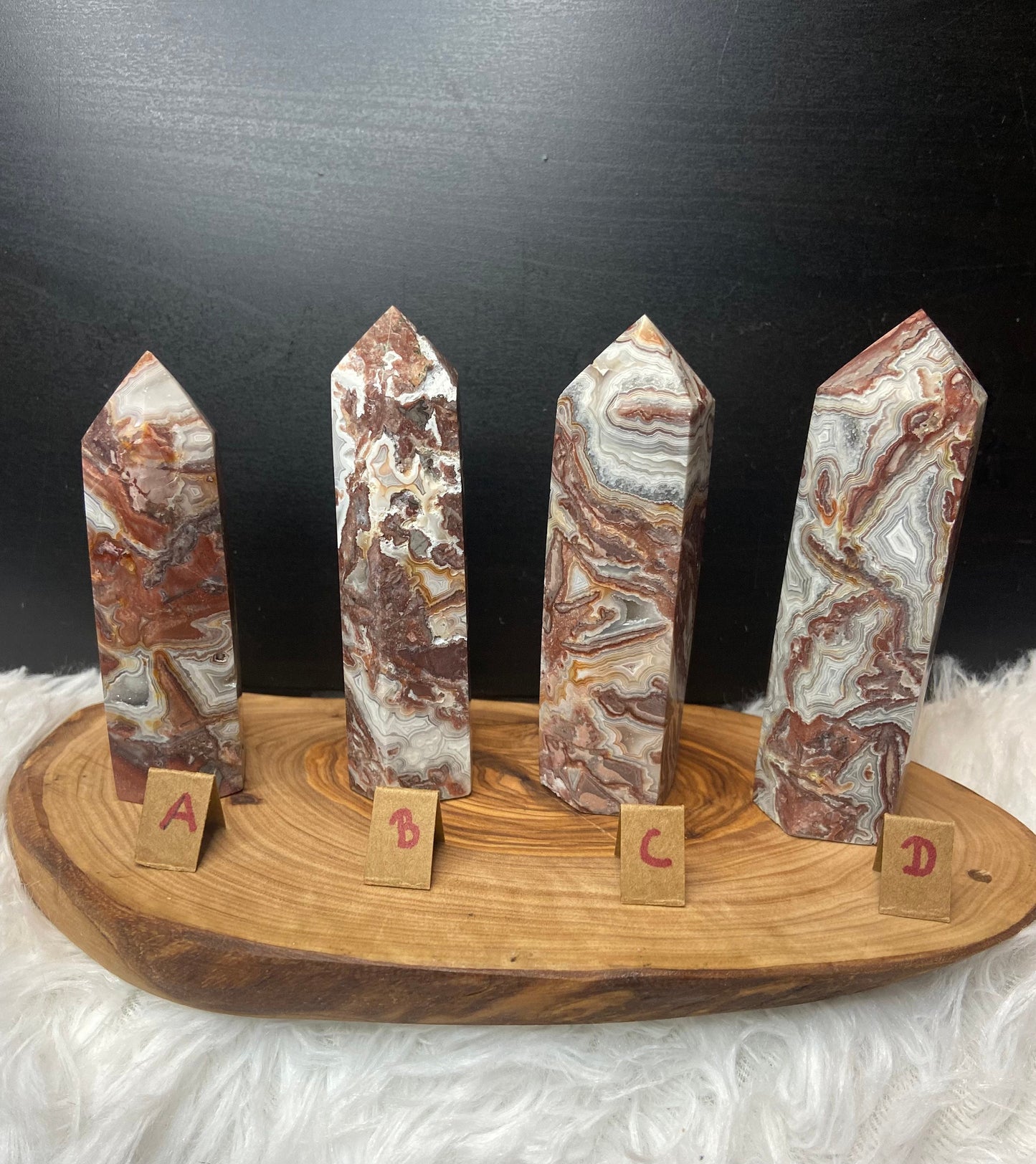 Mexican Lace Agate Tower