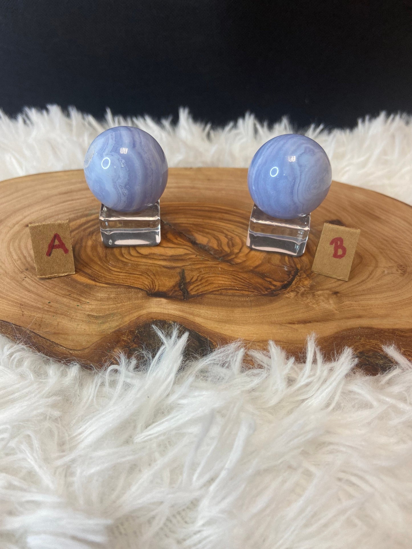 Small Blue Lace Agate Sphere