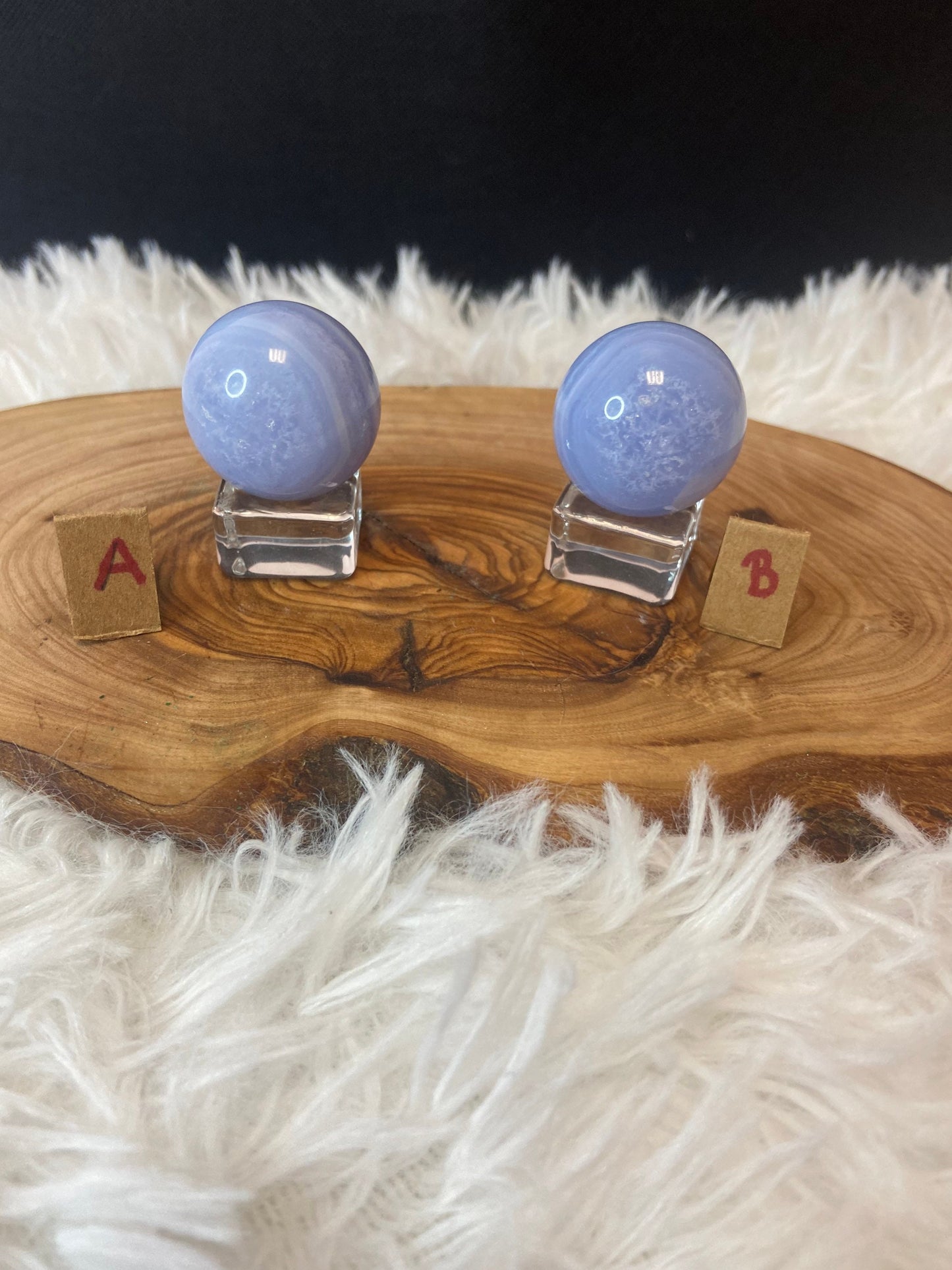 Small Blue Lace Agate Sphere