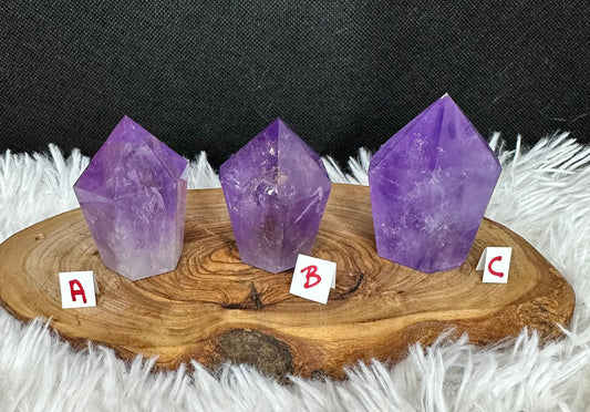 Amethyst Cupcake Tower - High Quality