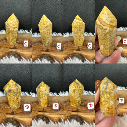 Crazy Agate Cupcake Tower