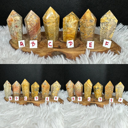 Crazy Agate Cupcake Tower