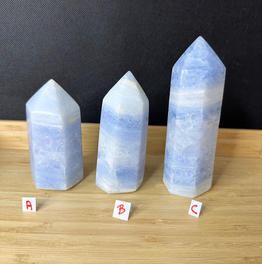 Blue Calcite Tower