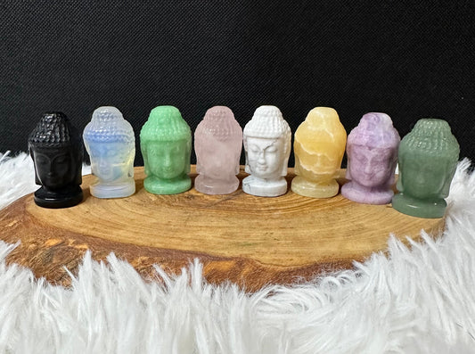 Mixed Material Buddha Head
