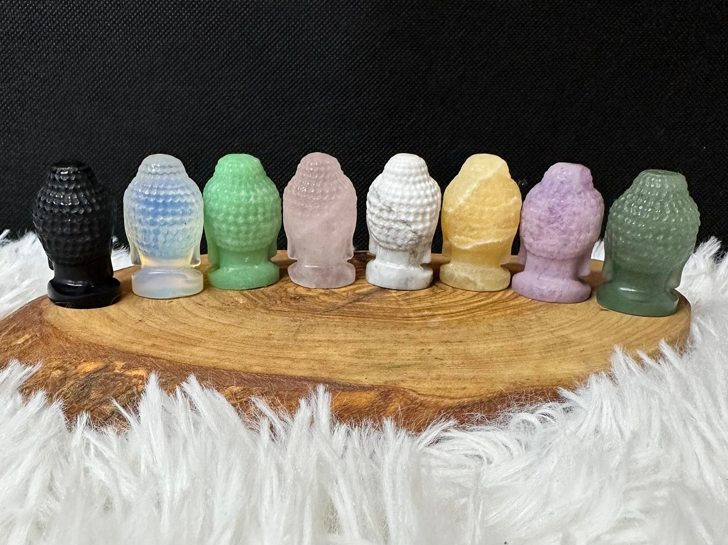 Mixed Material Buddha Head