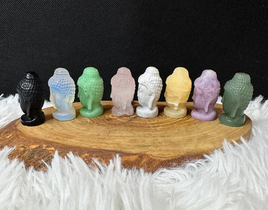 Mixed Material Buddha Head