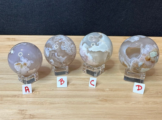 Flower Agate Sphere | Crystal Sphere | Flower Agate Crystal