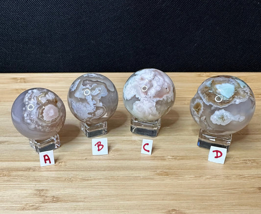 Flower Agate Sphere | Crystal Sphere | Flower Agate Crystal