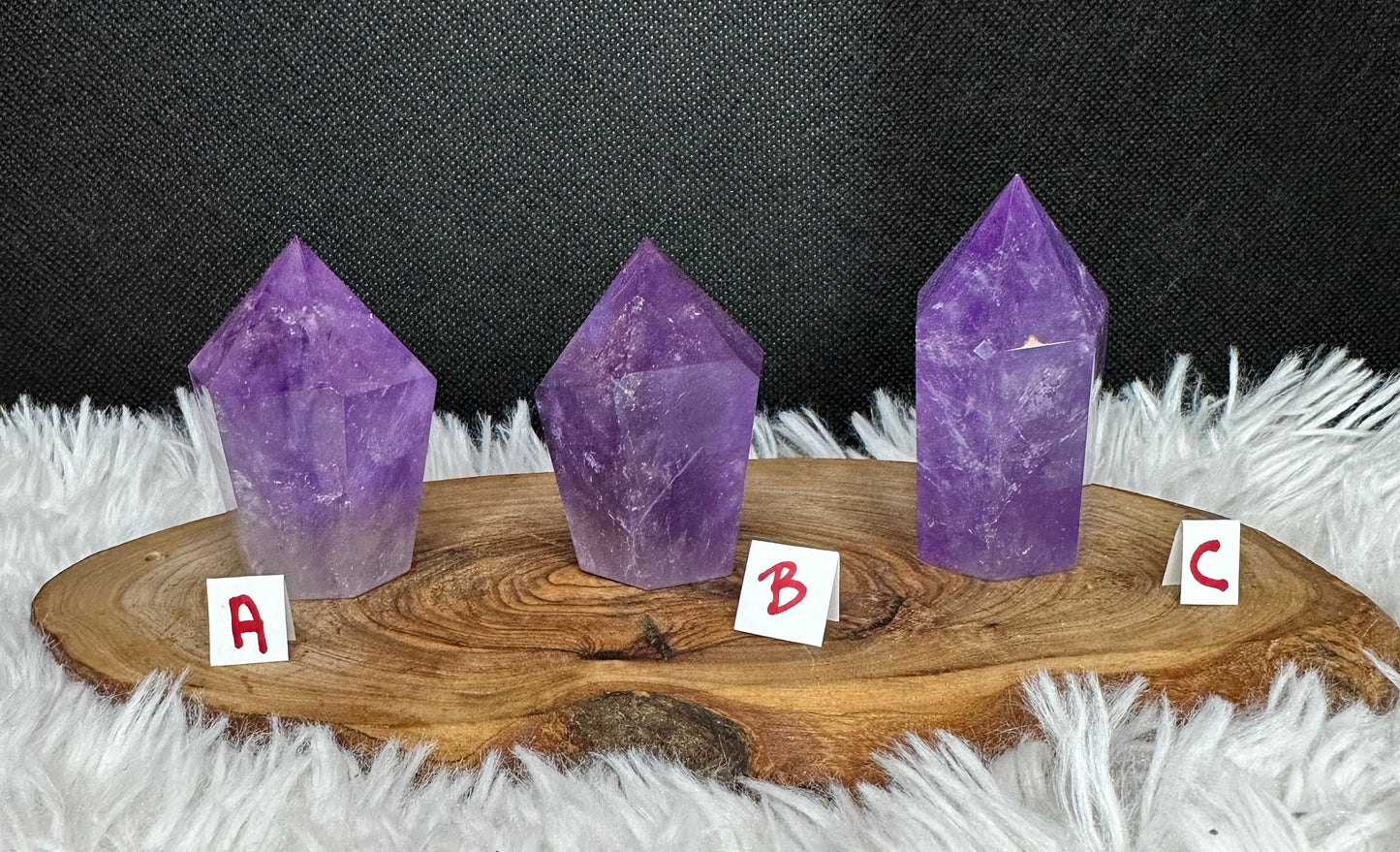Amethyst Cupcake Tower - High Quality