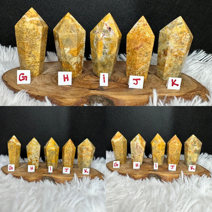 Crazy Agate Cupcake Tower