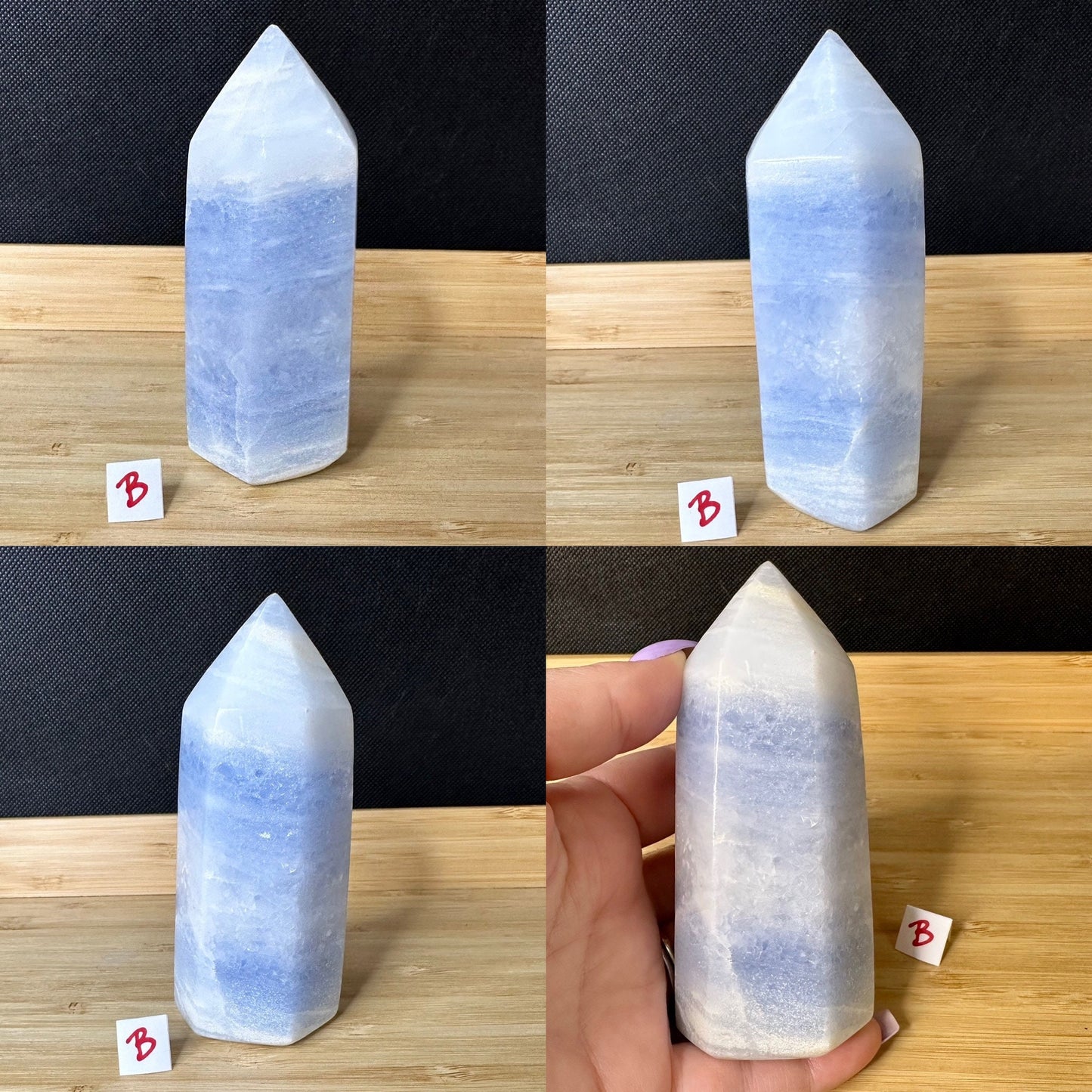 Blue Calcite Tower