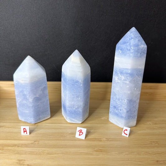 Blue Calcite Tower