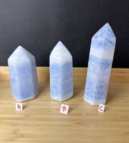Blue Calcite Tower