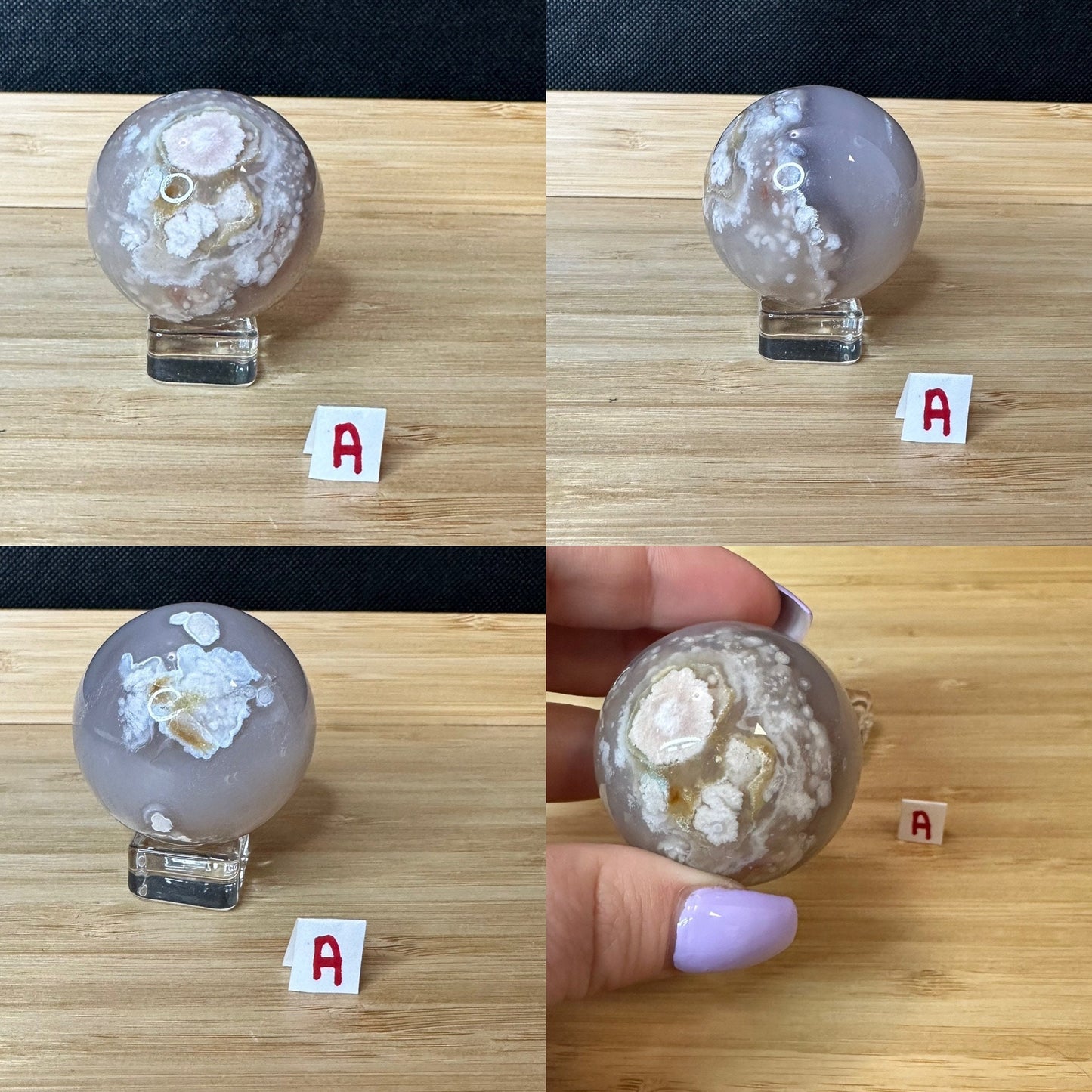 Flower Agate Sphere | Crystal Sphere | Flower Agate Crystal