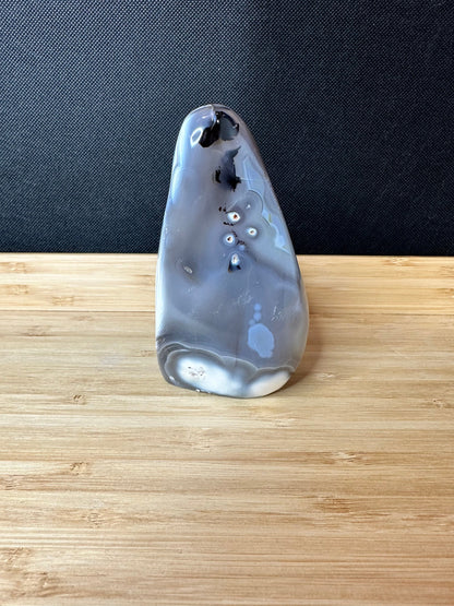 Orca Agate Freeform with Dendritic