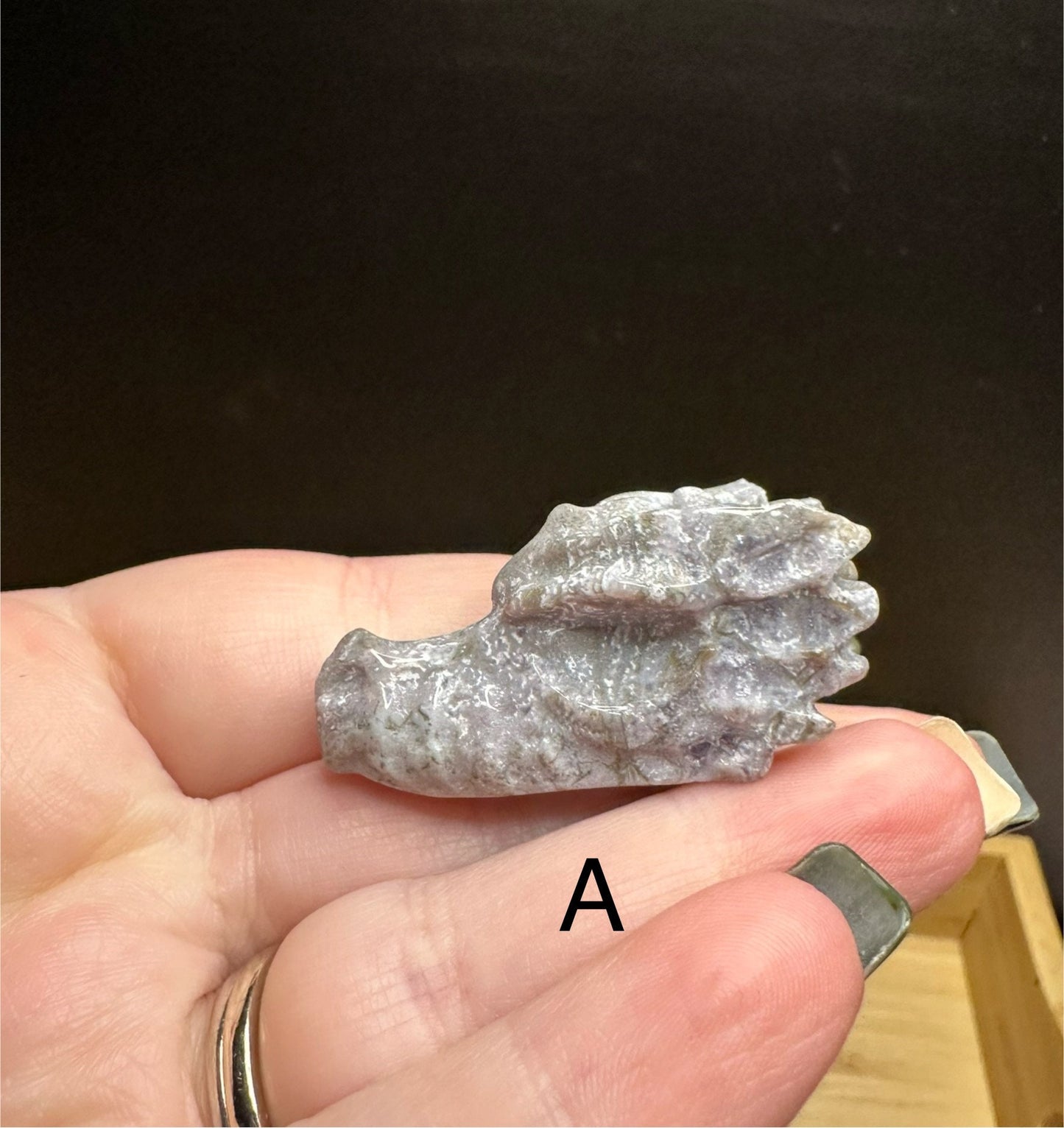 Ocean Jasper Mini Dragon Head