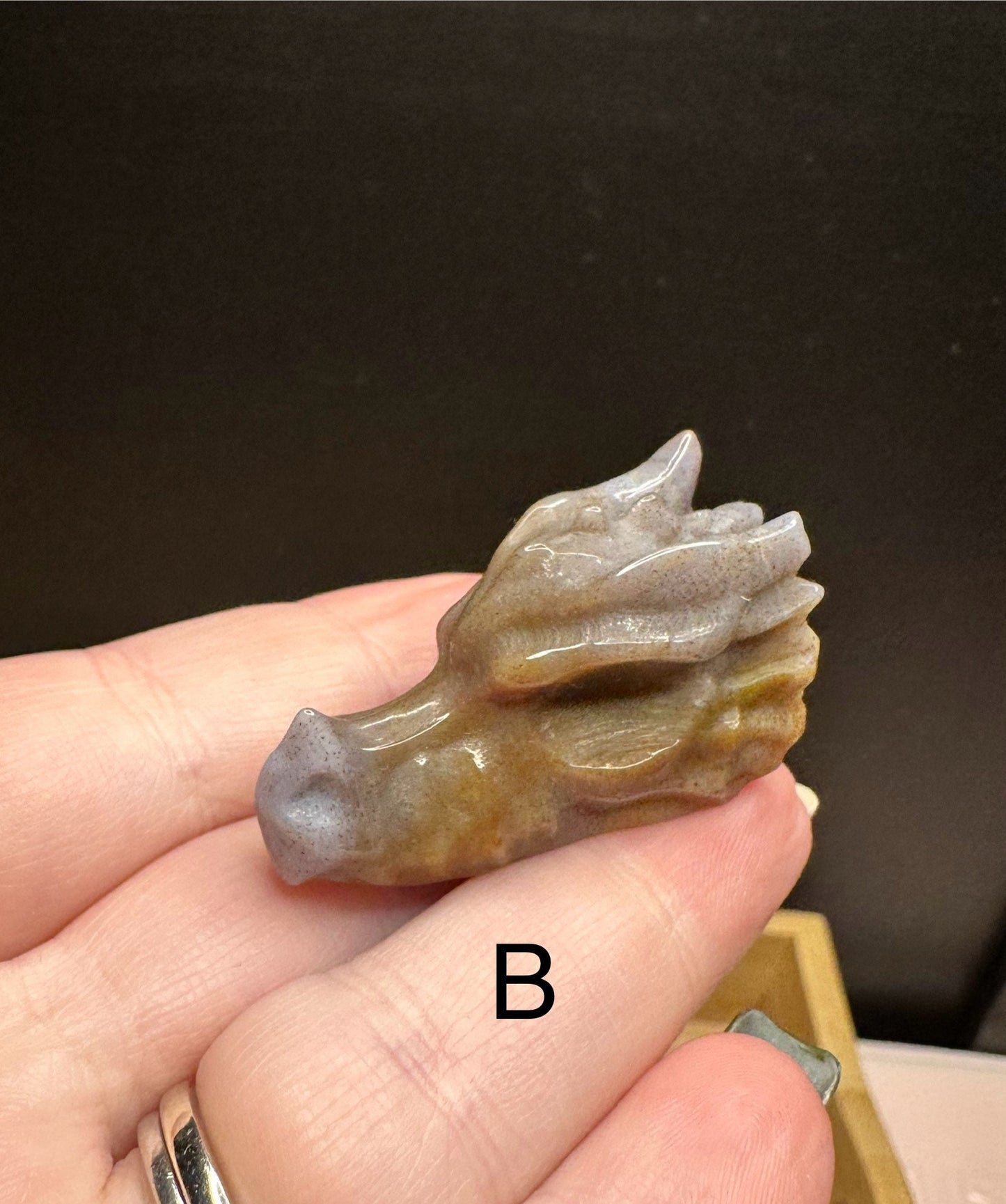 Ocean Jasper Mini Dragon Head