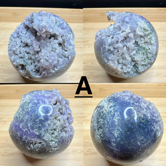 Grape Agate Sphere