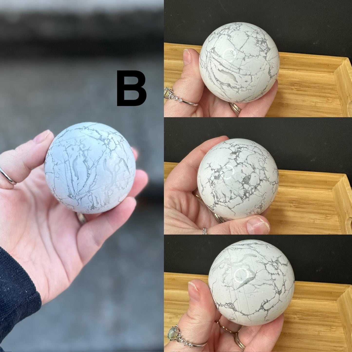 Howlite Sphere