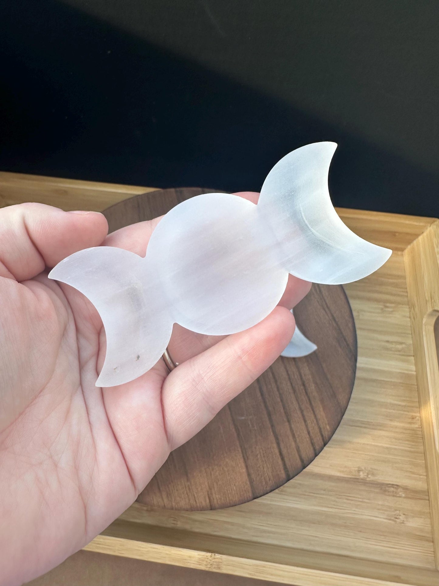 Selenite Moon Phase Bowl