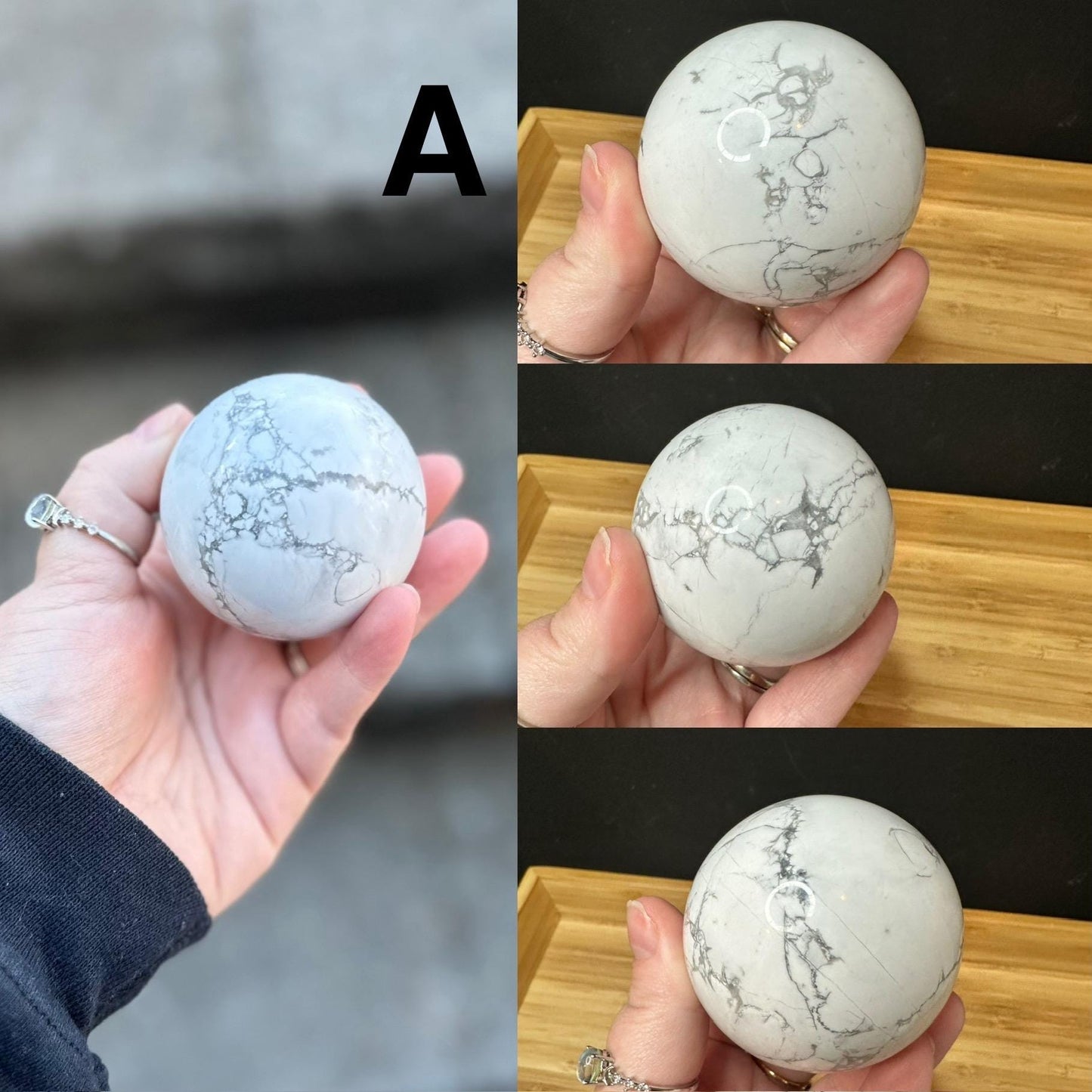 Howlite Sphere