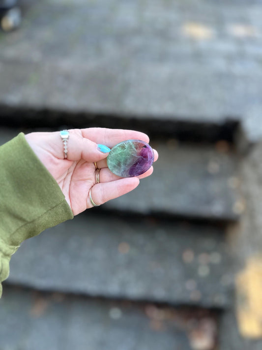 Fluorite Worry Stone