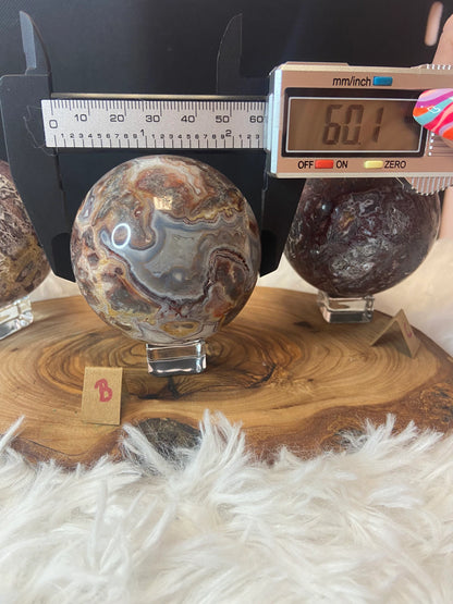 Mexican Crazy Agate Sphere