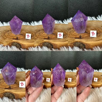 Amethyst Cupcake Tower - High Quality