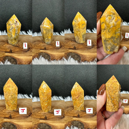 Crazy Agate Cupcake Tower
