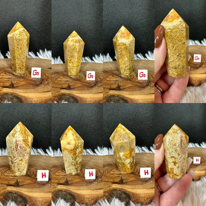 Crazy Agate Cupcake Tower