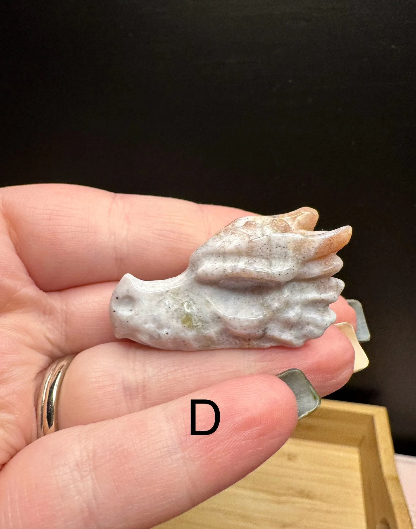Ocean Jasper Mini Dragon Head