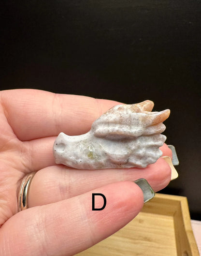 Ocean Jasper Mini Dragon Head