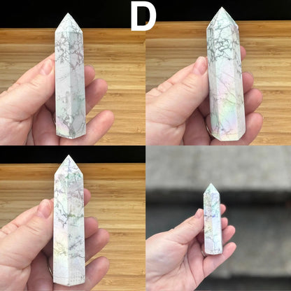 Aura Howlite Tower | Read description *some discounted
