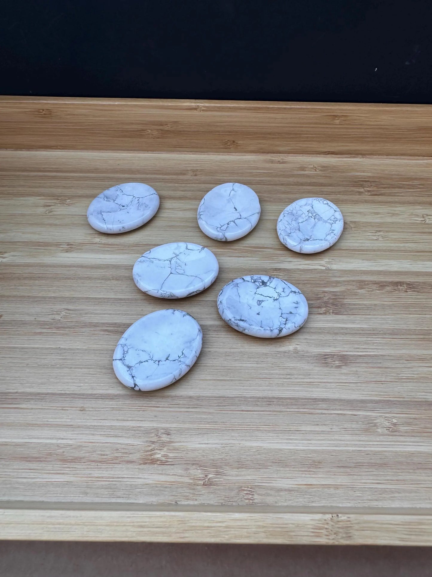Howlite Worry Stone