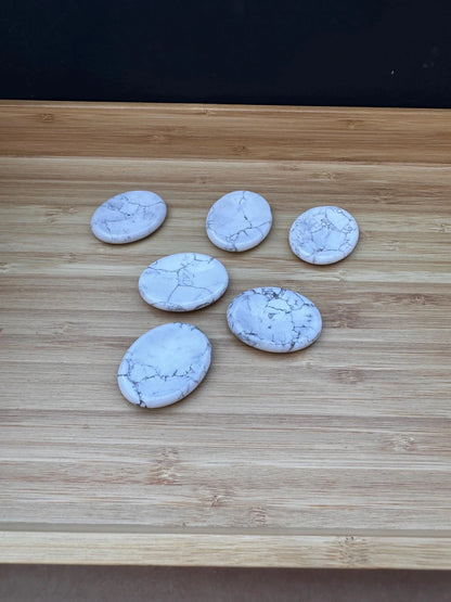 Howlite Worry Stone