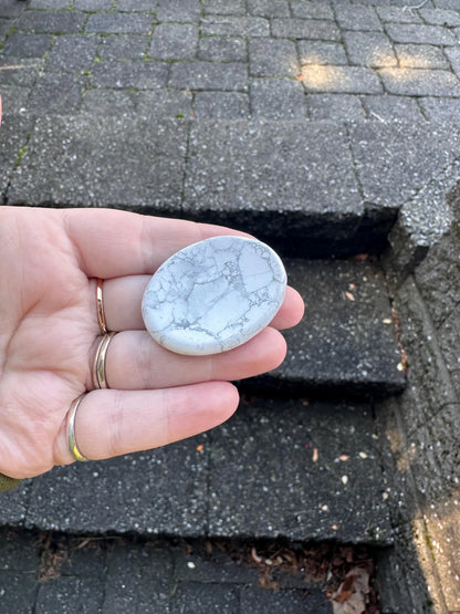 Howlite Worry Stone