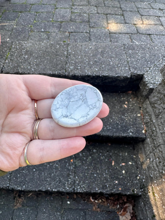 Howlite Worry Stone